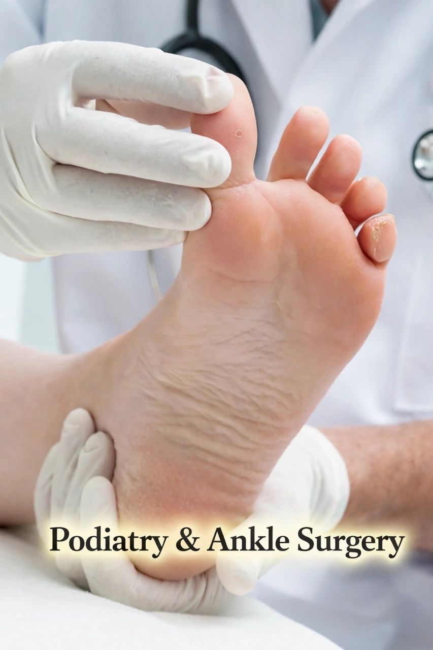 Podiatry foot care and ankle surgery services in NJ
